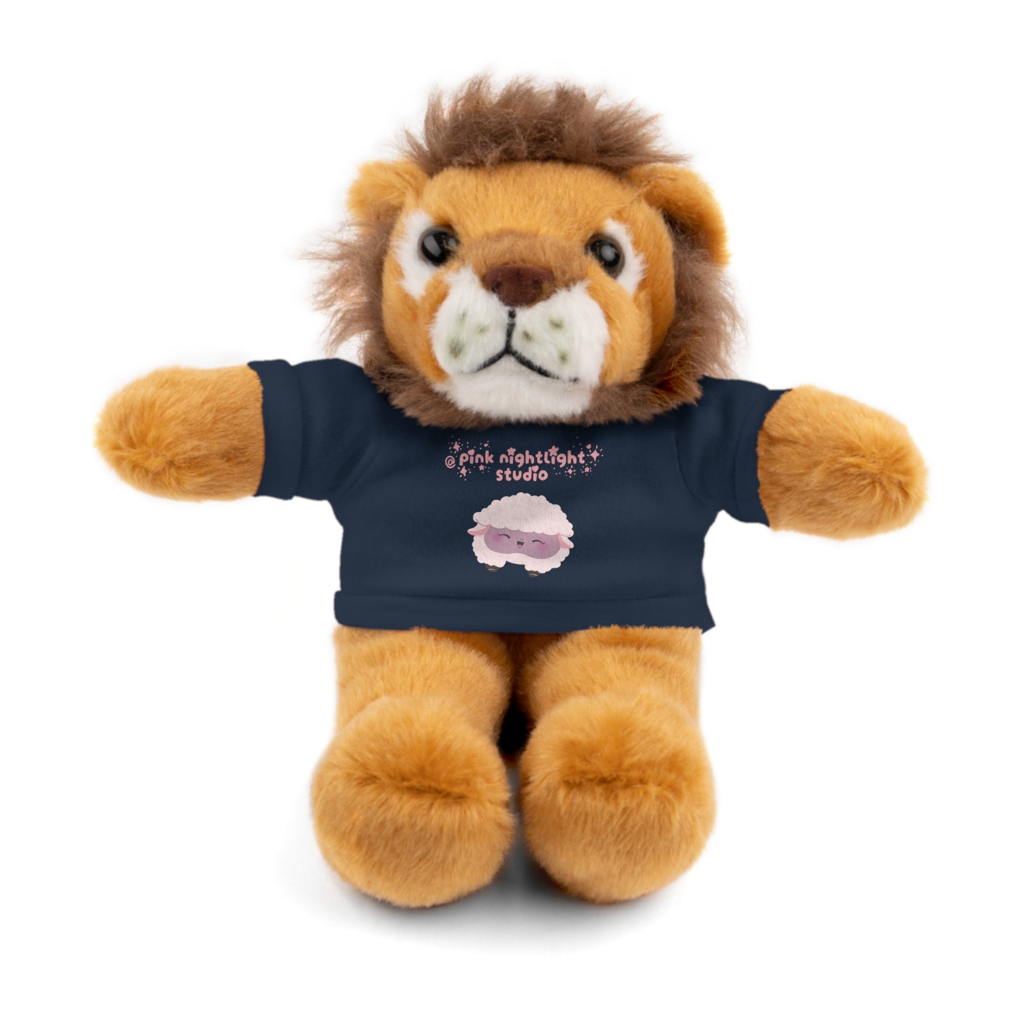 Purple Sheep Tee Plush Bear – Cute Stuffed Animal Gift for Kids & Baby Shower