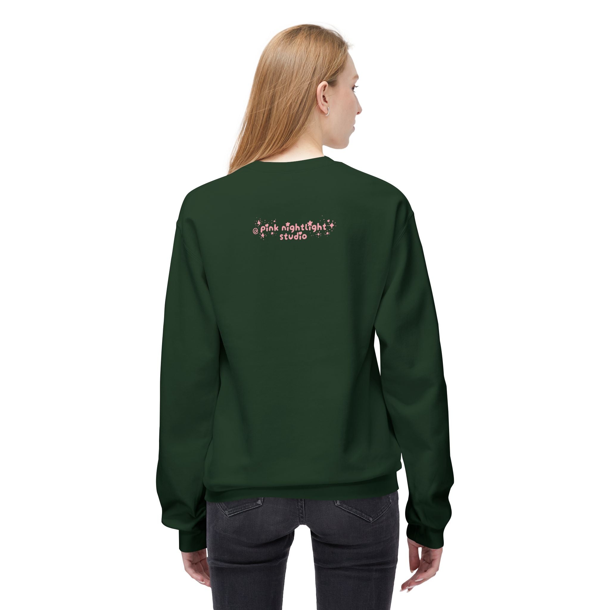 Crewneck Sweatshirt — "Cozy Mode: Unlocked" Cute Pastel Lounge Pullover
