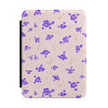 Purple Floral Kindle Case — Purple Flower Protective Cover