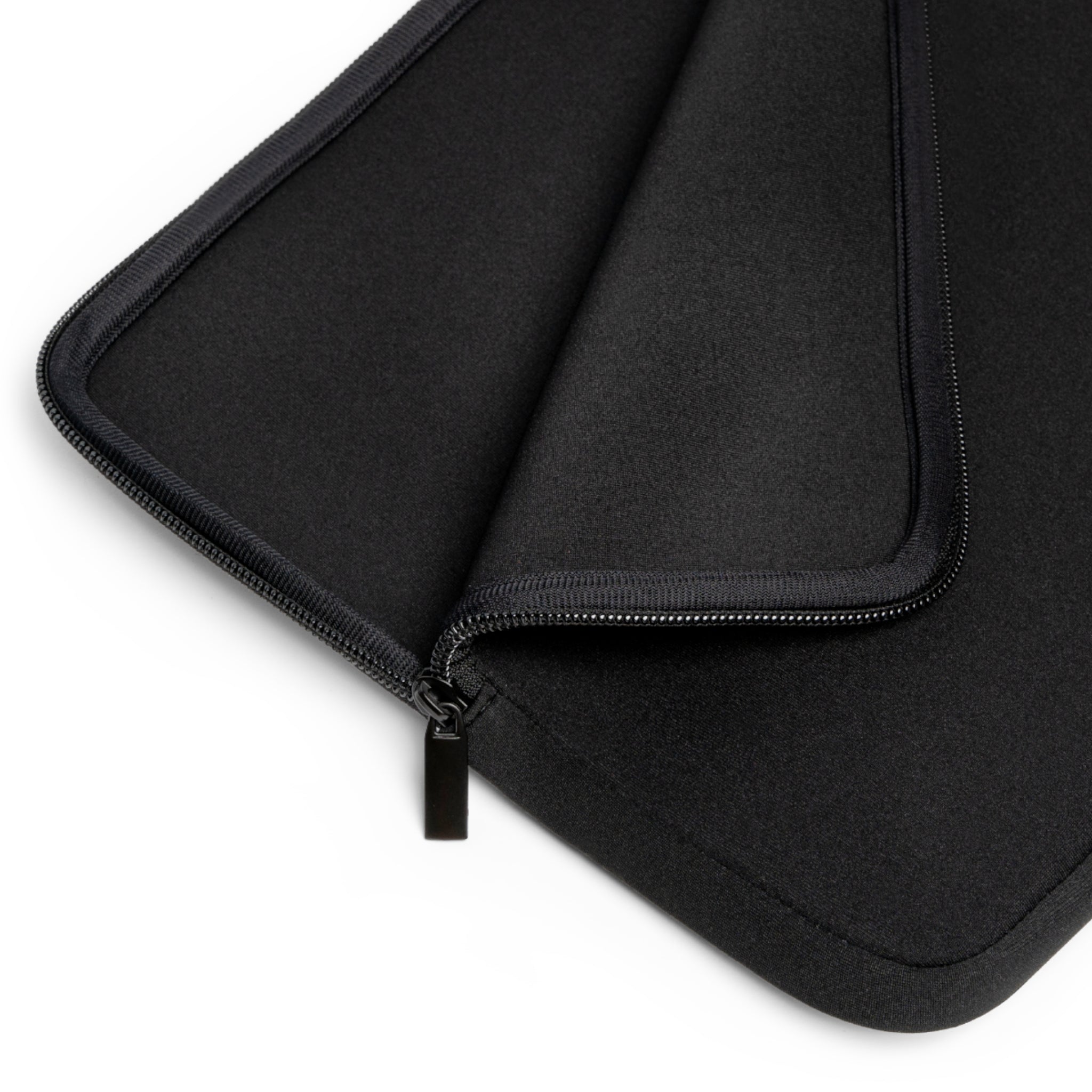Floral Gray Laptop Sleeve — Soft Neutral Peony Pattern