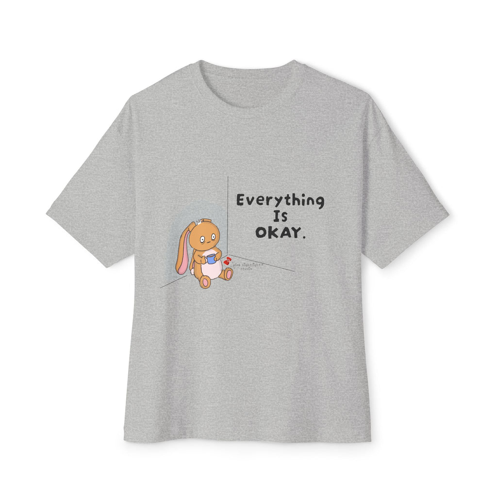 Everything Is Okay “Bonnie” Tee — Cute Comfort Oversized Graphic T‑Shirt