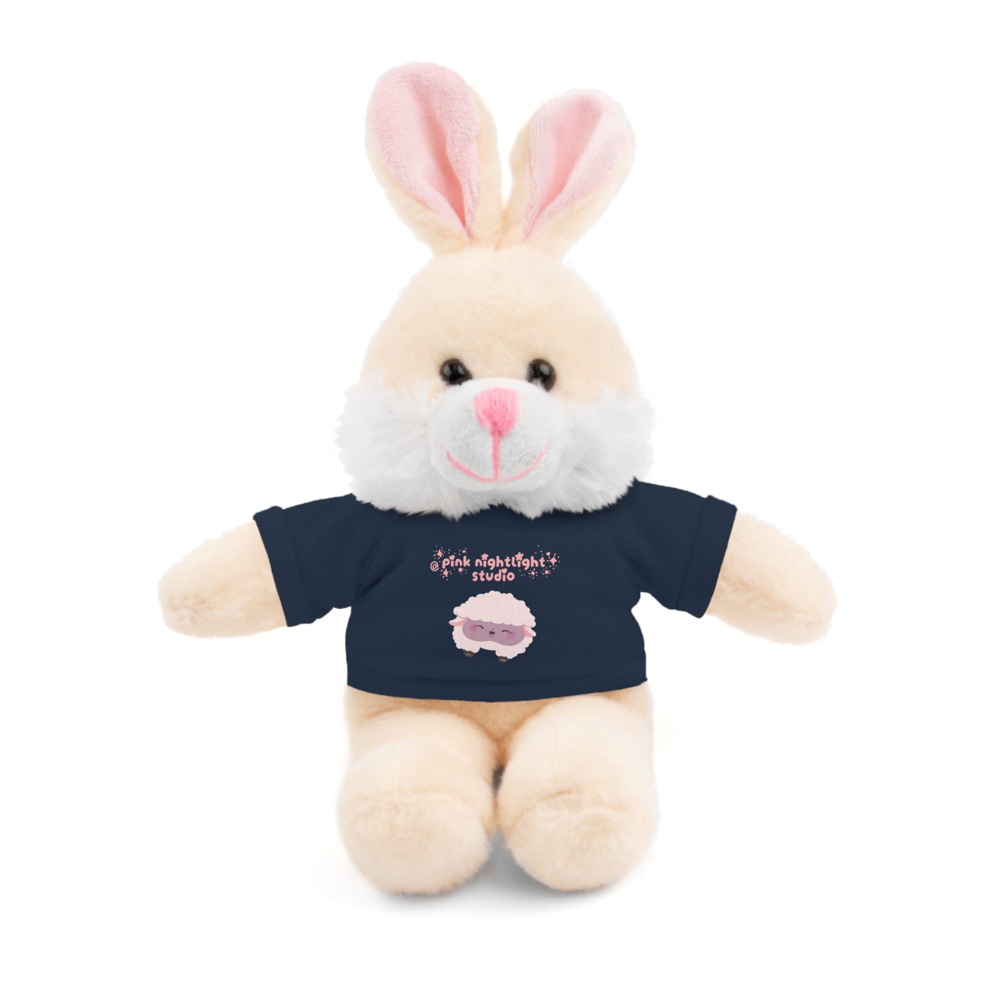 Purple Sheep Tee Plush Bear – Cute Stuffed Animal Gift for Kids & Baby Shower