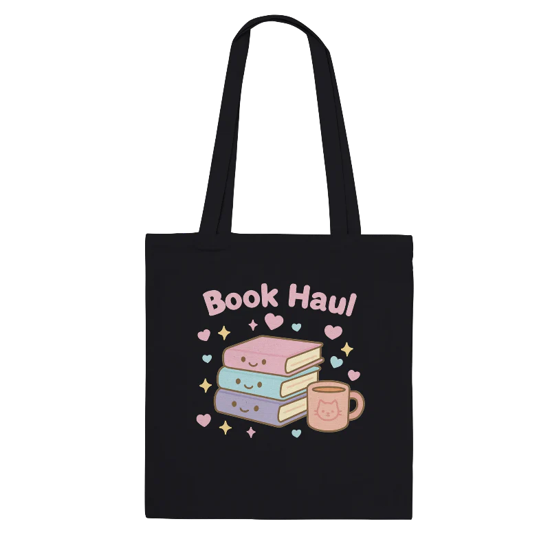 Kawaii Book Haul Tote Bag ** Shop Partner