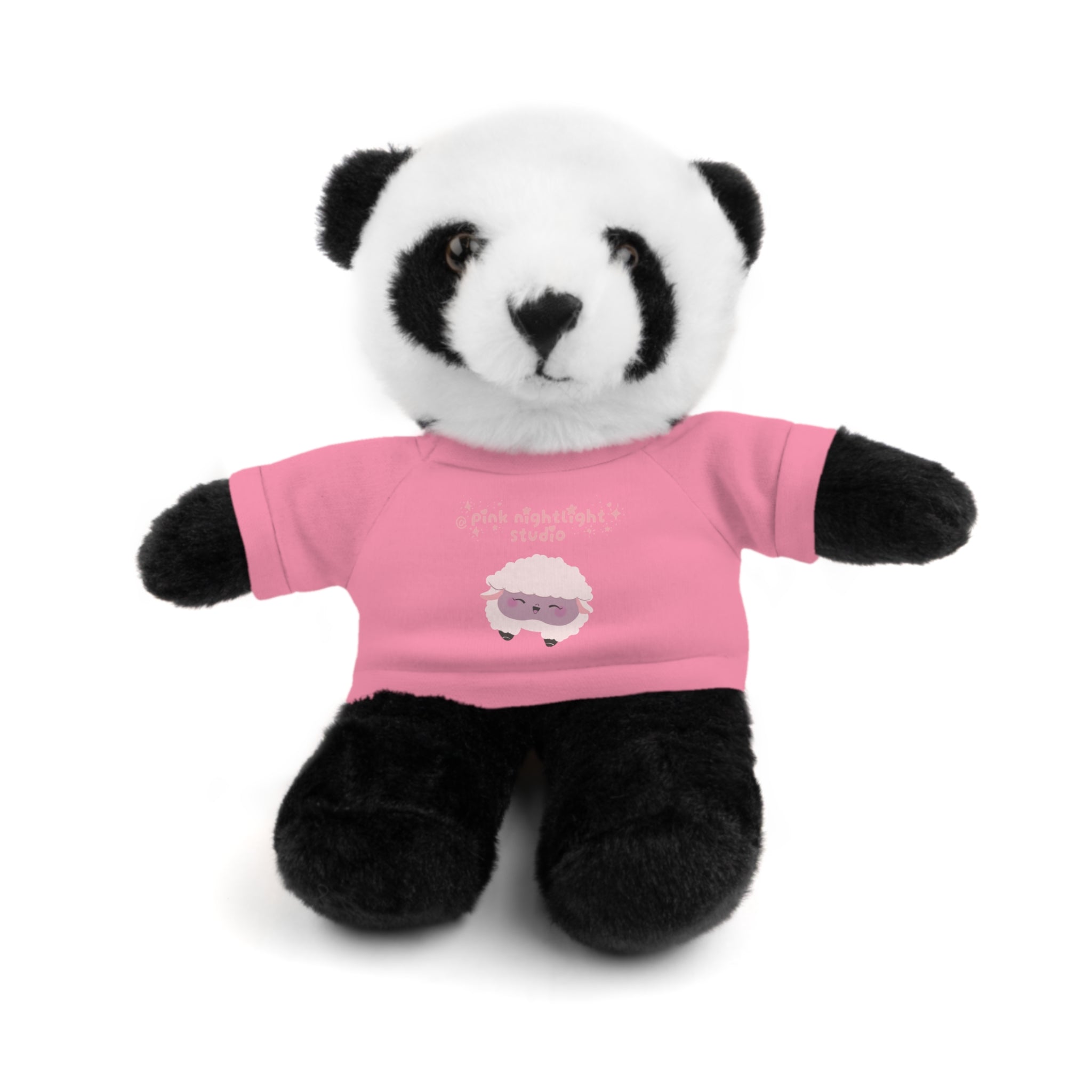 Purple Sheep Tee Plush Bear – Cute Stuffed Animal Gift for Kids & Baby Shower