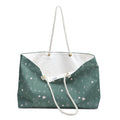 Bird and Floral Print Weekender Bag