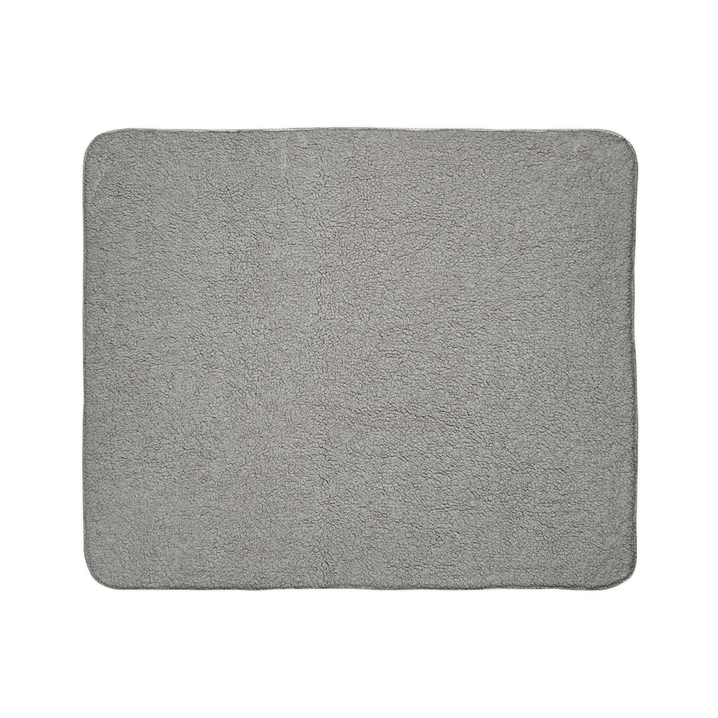 Purple Mini Floral Pattern Fleece Sherpa Blanket | Lavender Ditsy Print