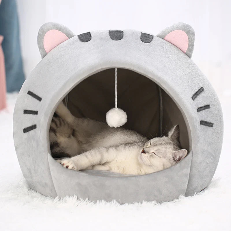 Cute Cat Shaped Cat Bed(>^o^<) Shop Partner