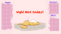 "Not Today" Desktop Wallpaper Digital Download