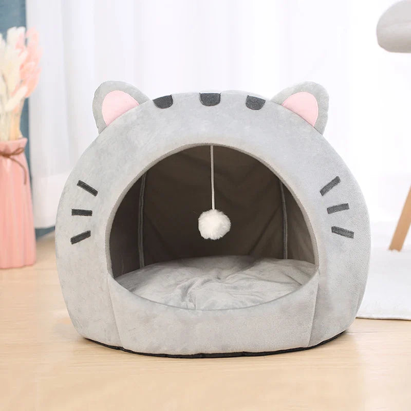 Cute Cat Shaped Cat Bed(>^o^<) Shop Partner